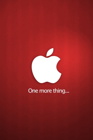 Apple červené logo